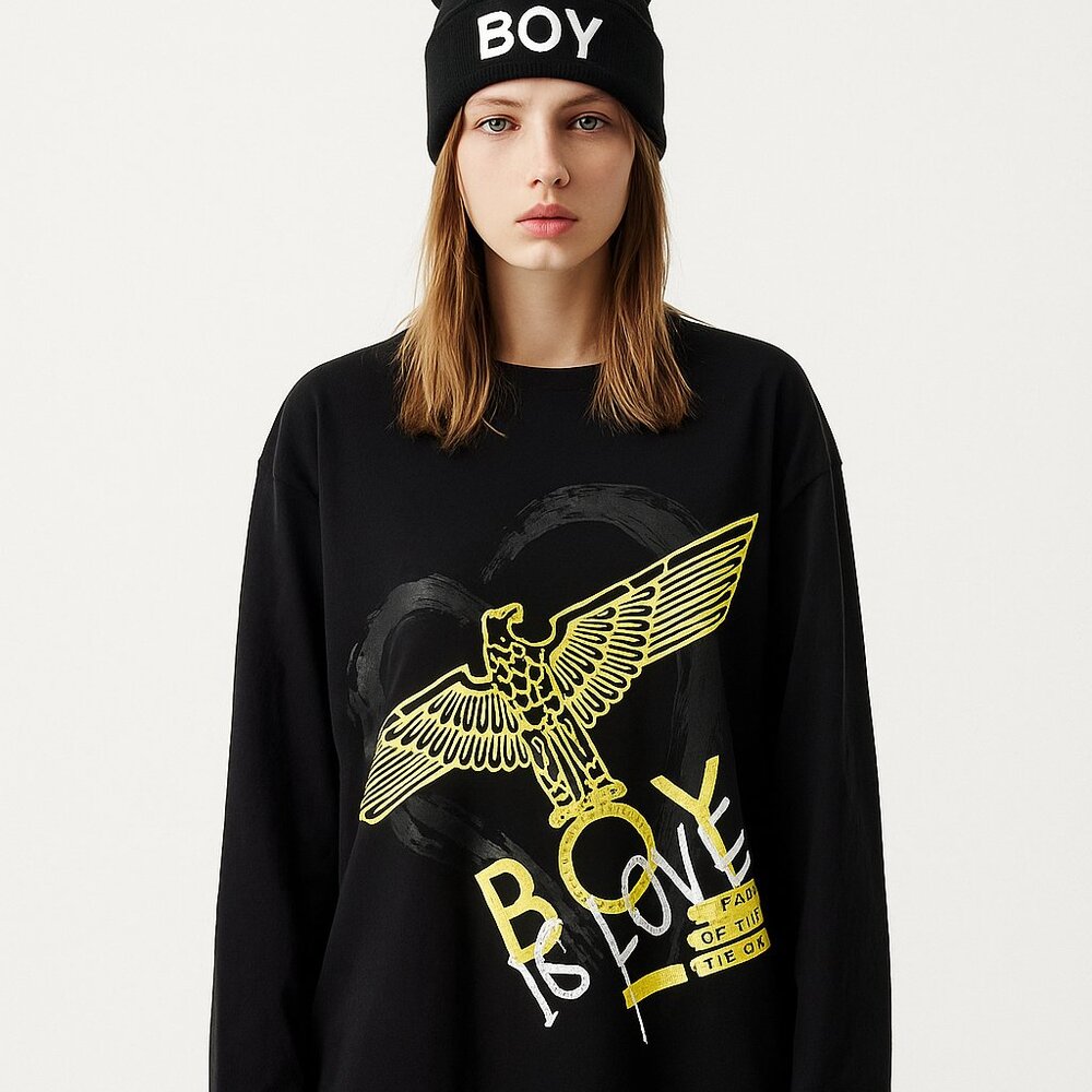Boy London Reflective Logo Long long sleeve t-shirt